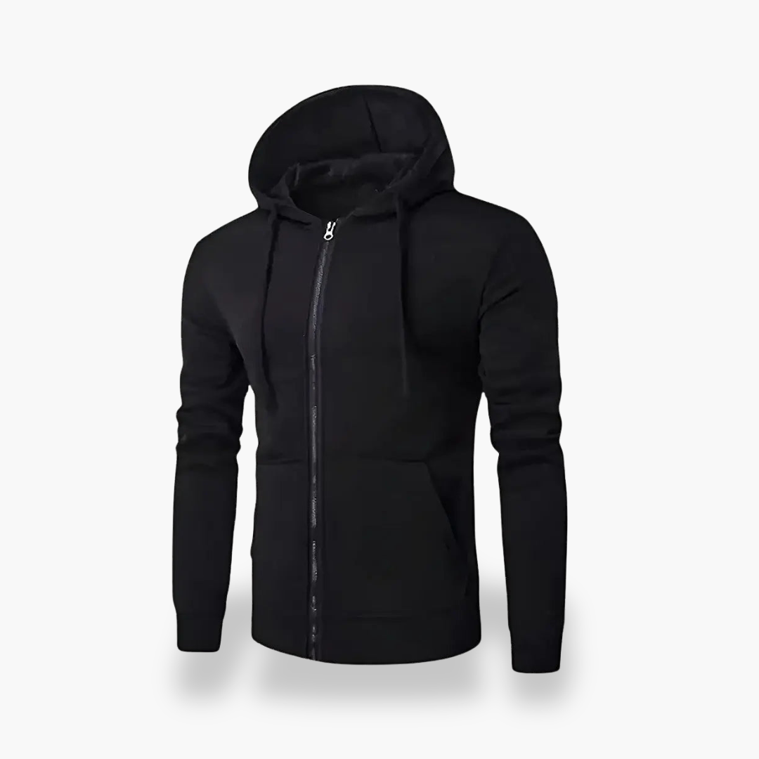 Men's Hoodie with Hood and Zip | Altivaro
