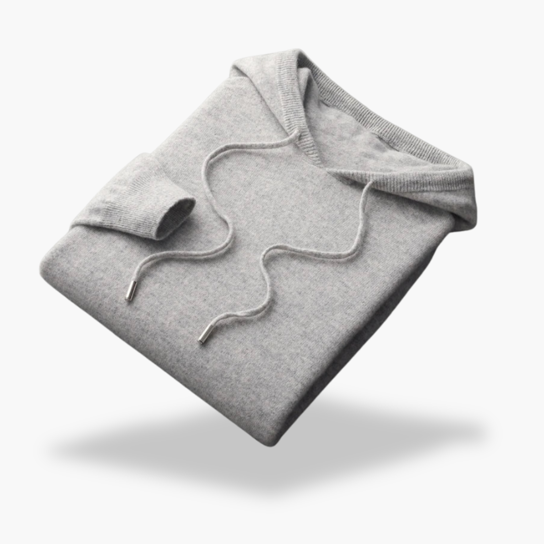 Felpa con Cappuccio in Cashmere da Uomo | Altivaro