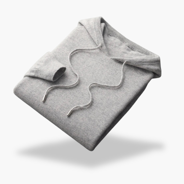 Felpa con Cappuccio in Cashmere da Uomo | Altivaro