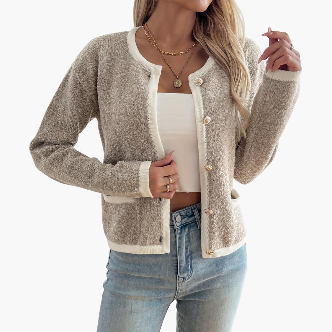 Cardigan Donna con Bottoni e Tasche | Altivaro