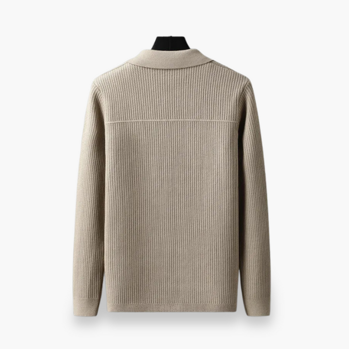 Cardigan Uomo con Tasche in Maglia | Altivaro