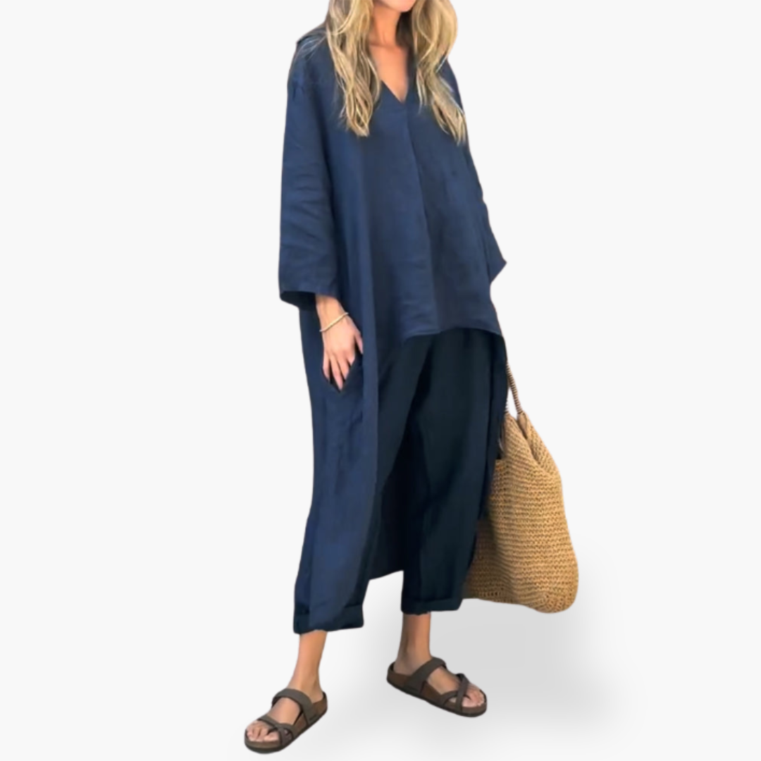 Camicia e Pantaloni in Lino Donna | Altivaro