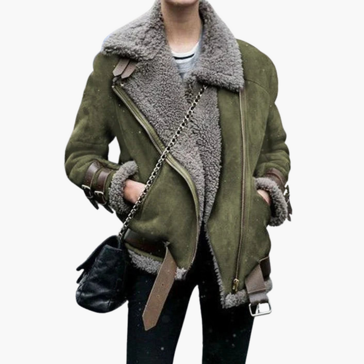 Giacca Invernale Donna Oversize con Zip | Altivaro