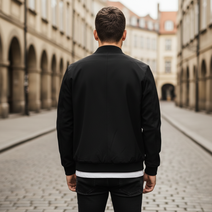 Herren Nylon Bomberjacke mit Taschen und Reißverschluss | Altivaro