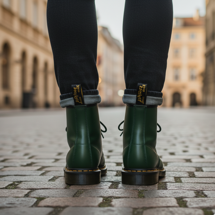 Orthopädische Herrenstiefel Leder Combat Schnürstiefel | Altivaro