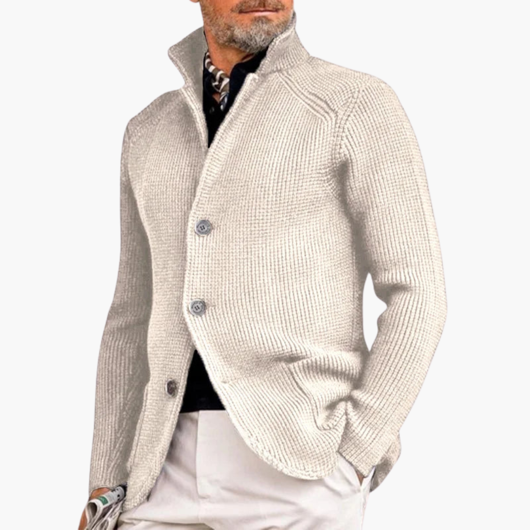 Giacca Uomo in Maglia con Bottoni Elegante | Altivaro
