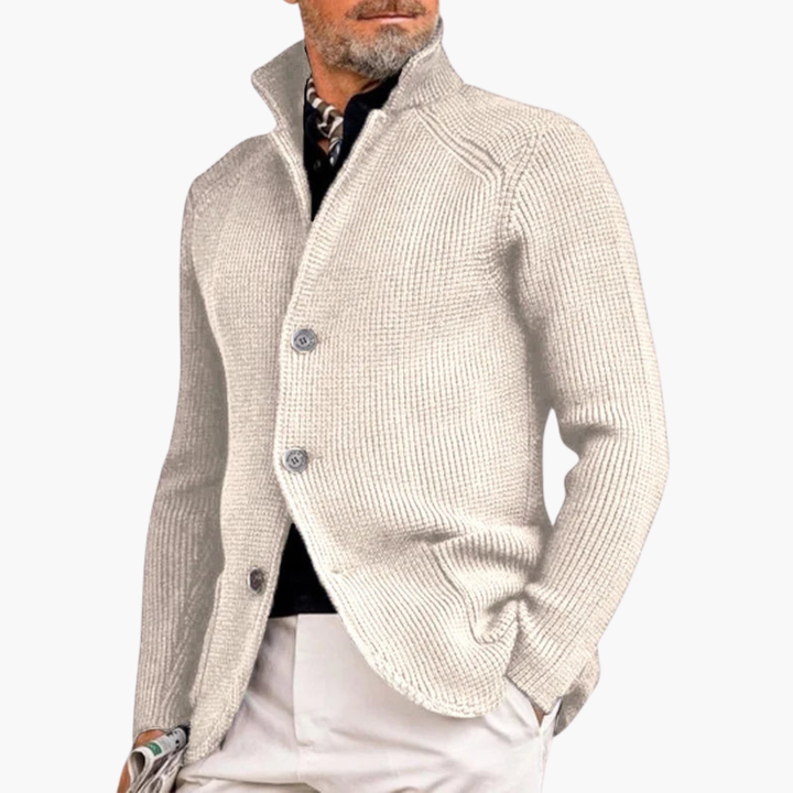 Giacca Uomo in Maglia con Bottoni Elegante | Altivaro
