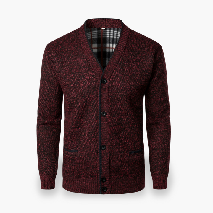 Cardigan uomo, con bottoni e tasche | Altivaro
