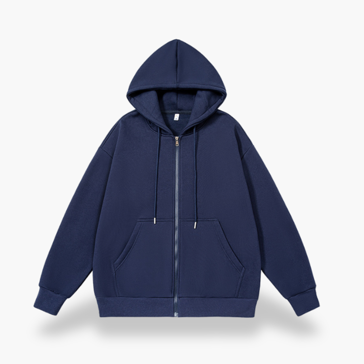 Felpa Uomo Cappuccio Zip Casual Streetwear | Altivaro