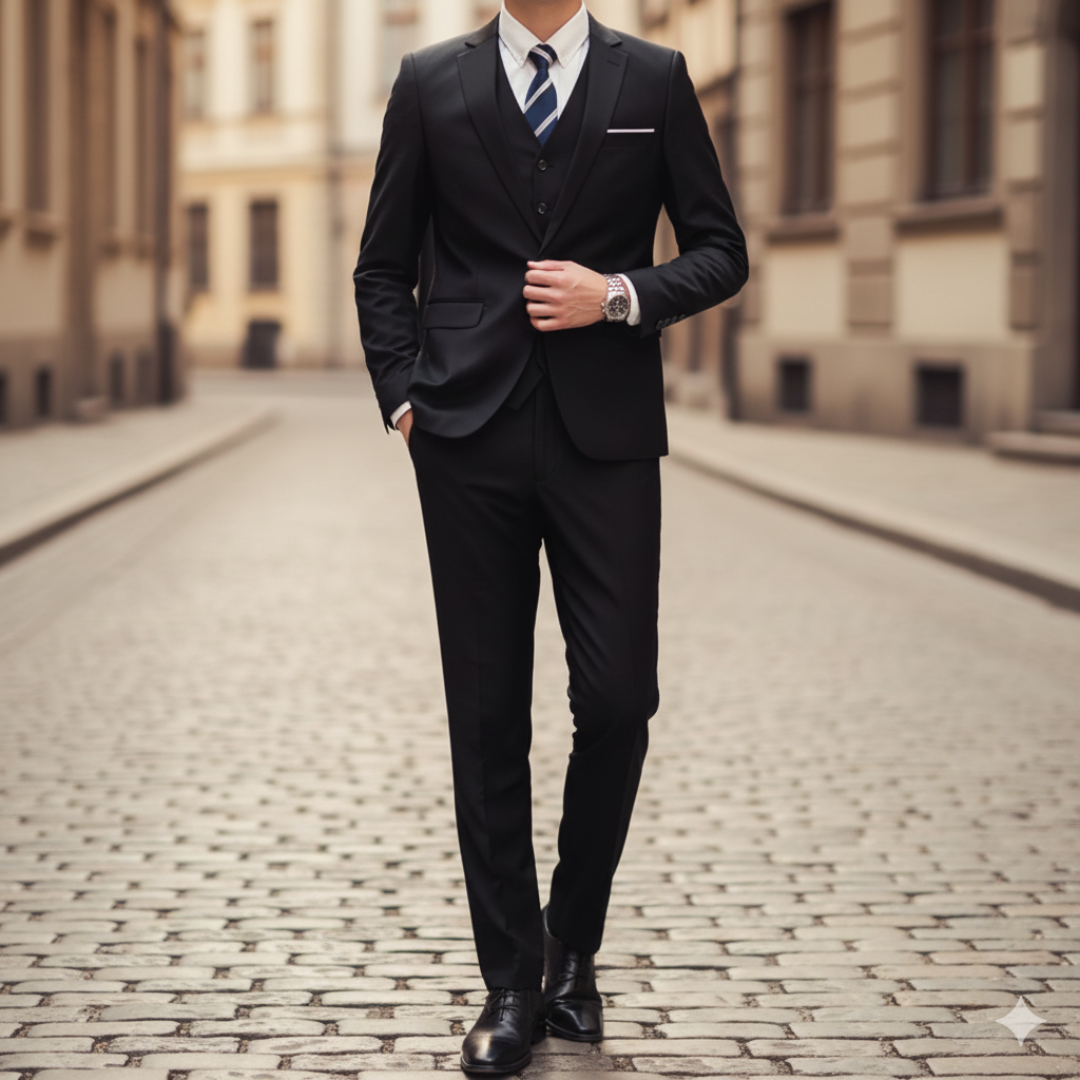 Completo Uomo in Poliestere con Giacca e Pantaloni | Altivaro