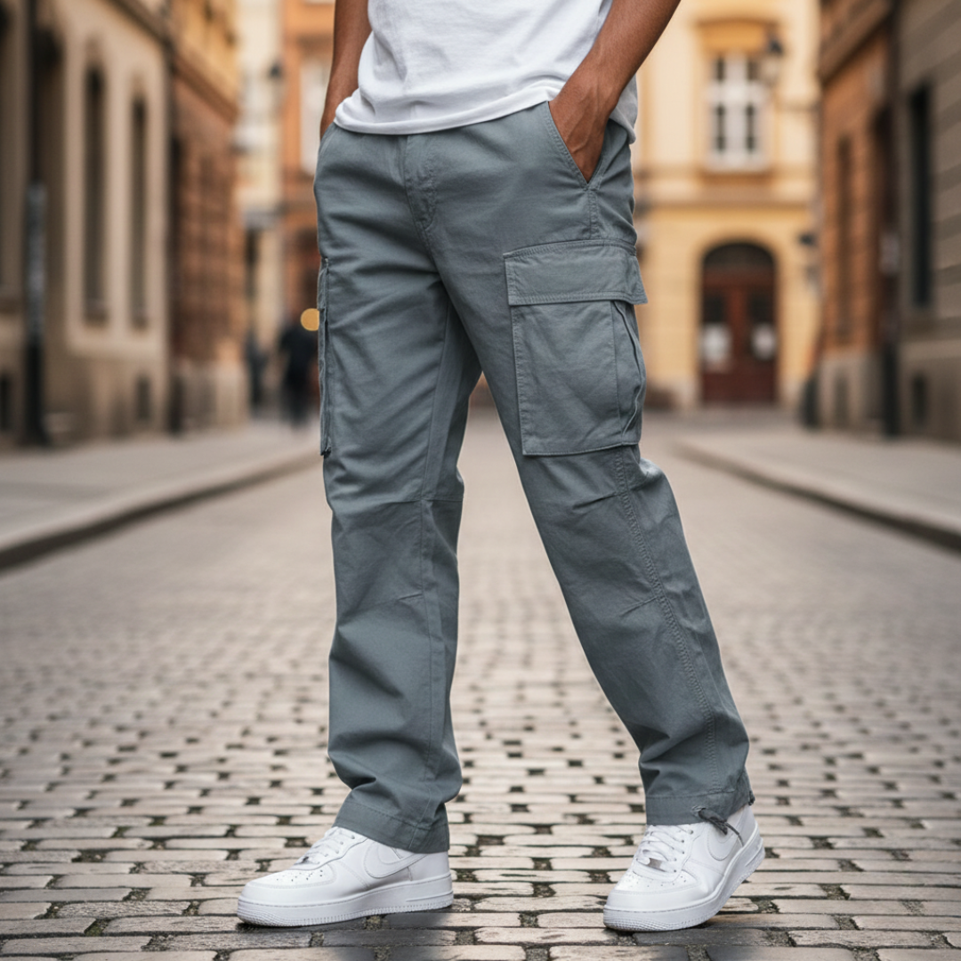 Herren Cargo-Hose aus Polyester | Altivaro