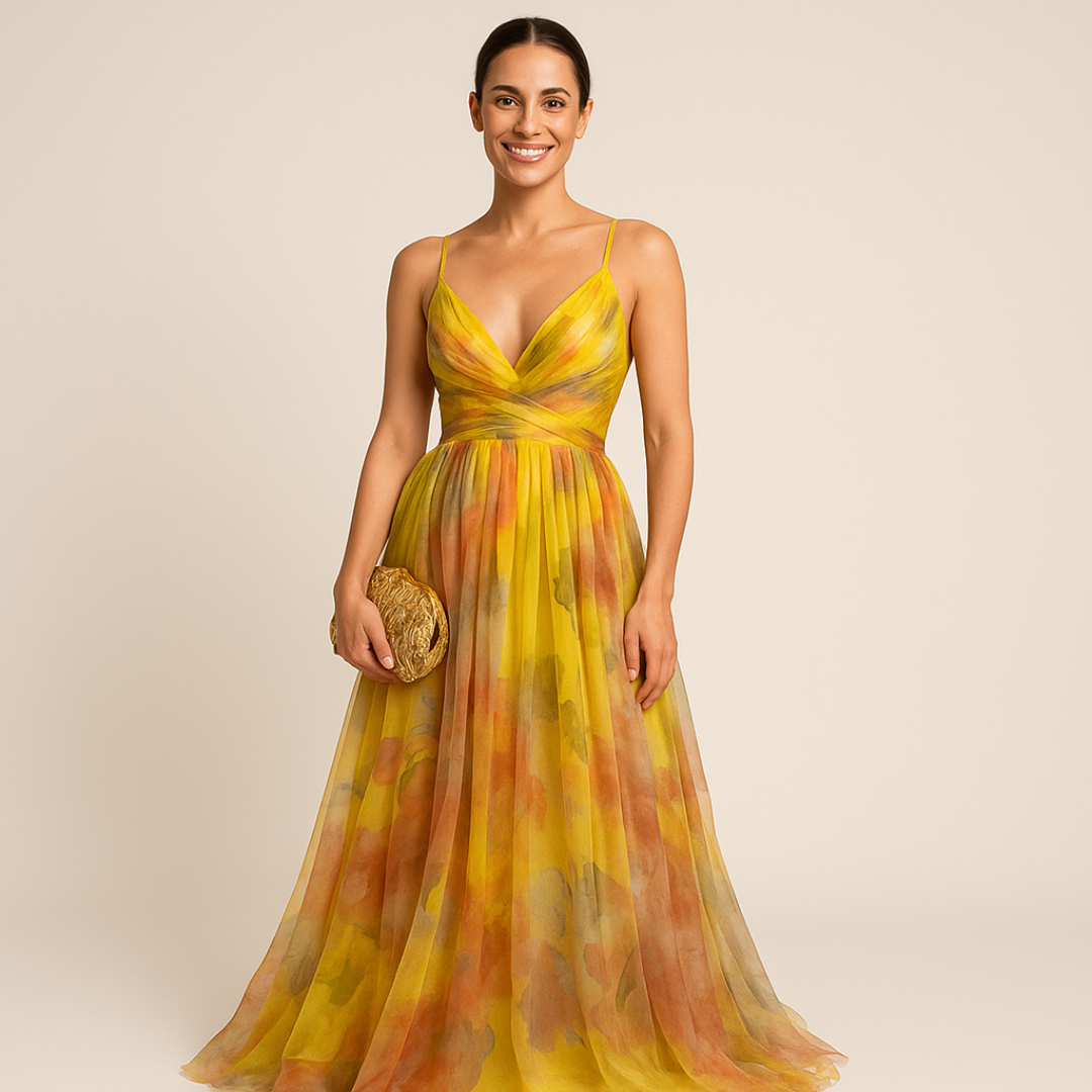 Abito Lungo Estivo da Donna con Stampa Floreale Elegante | Altivaro-Altivaro