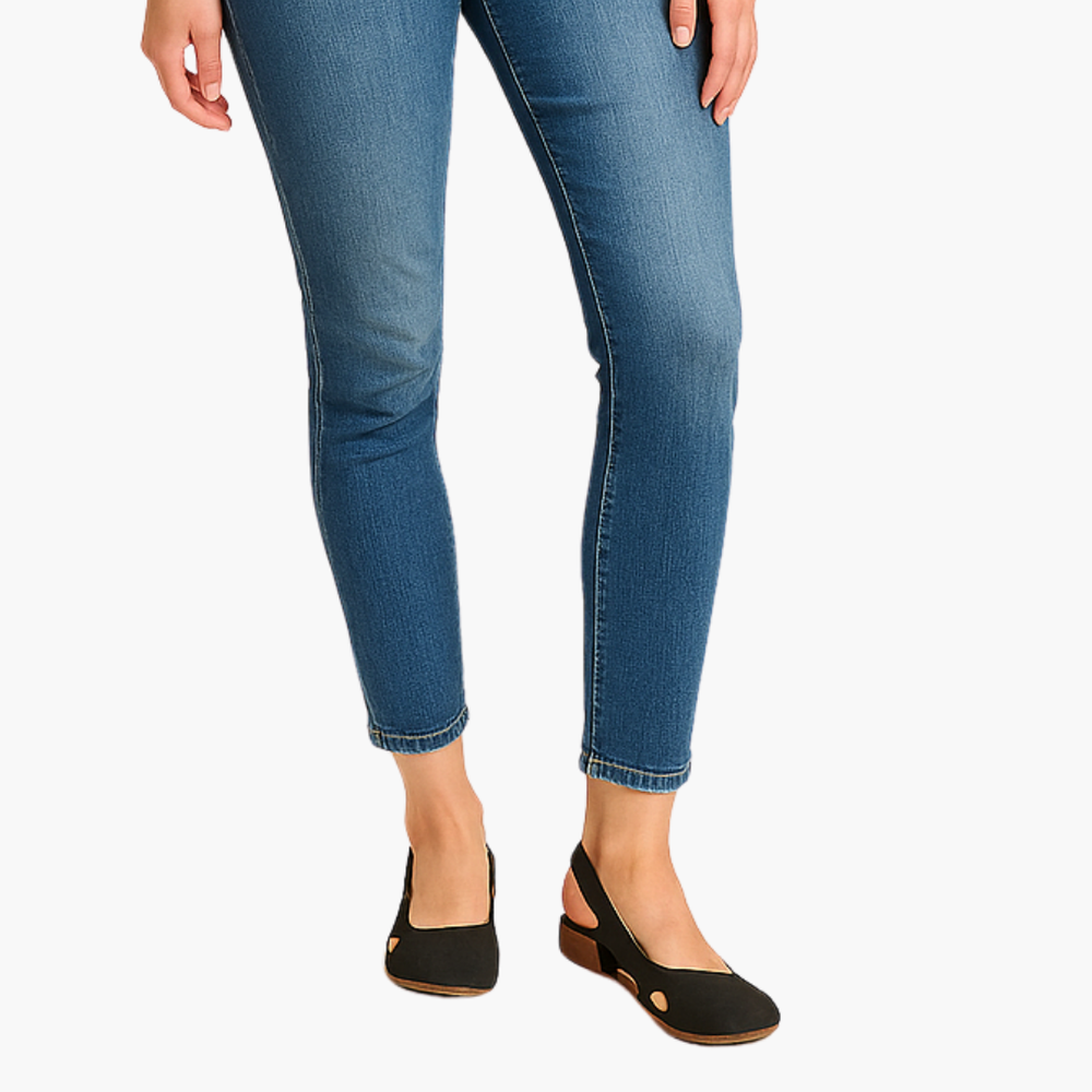 Sandali Ortopedici Altivaro Donna Pelle Neri – Flats Slingback | Altivaro-Altivaro