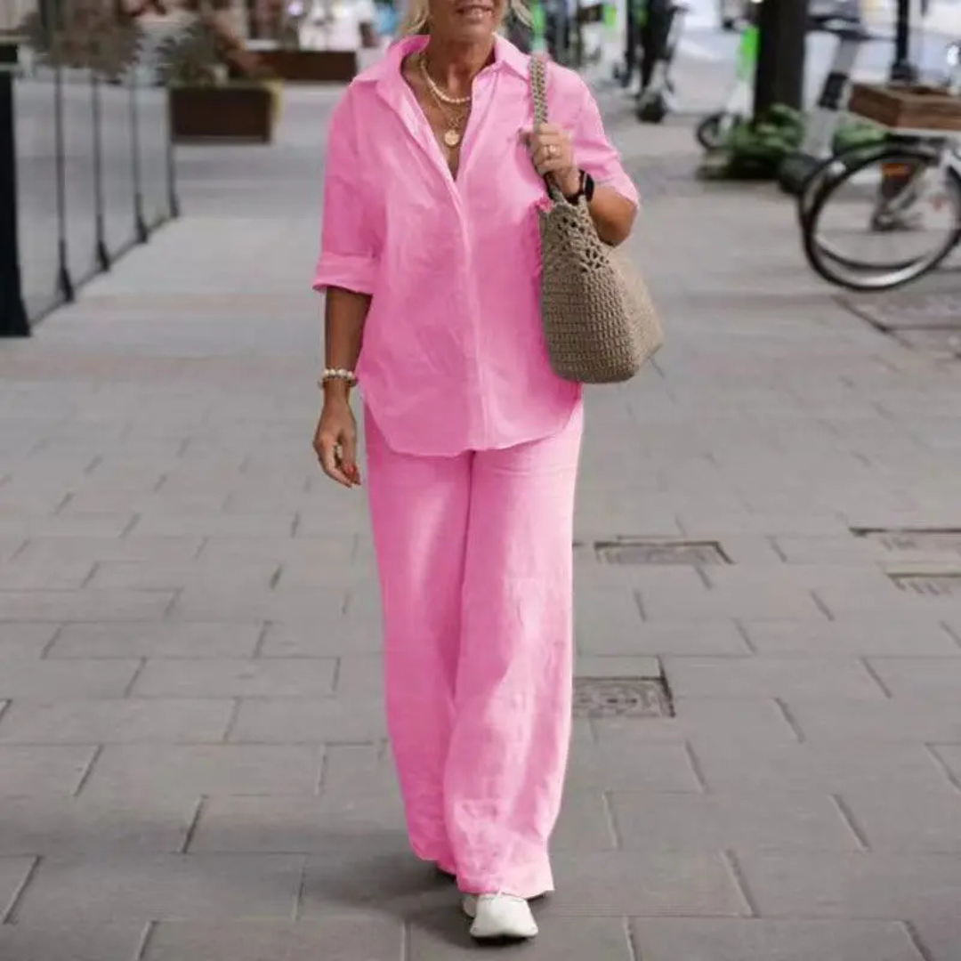 Completo Donna Camicia Pantaloni | Altivaro