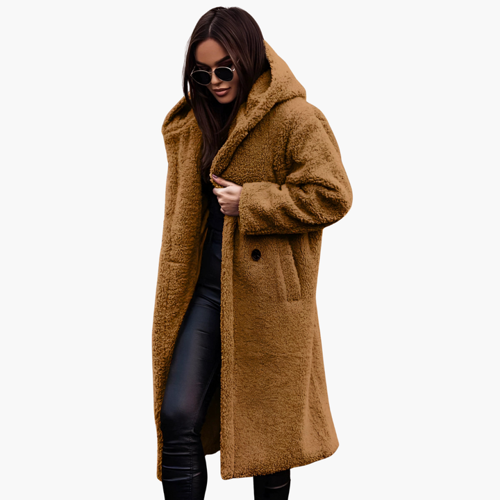 Cappotto Teddy Bear Oversize da Donna | Altivaro