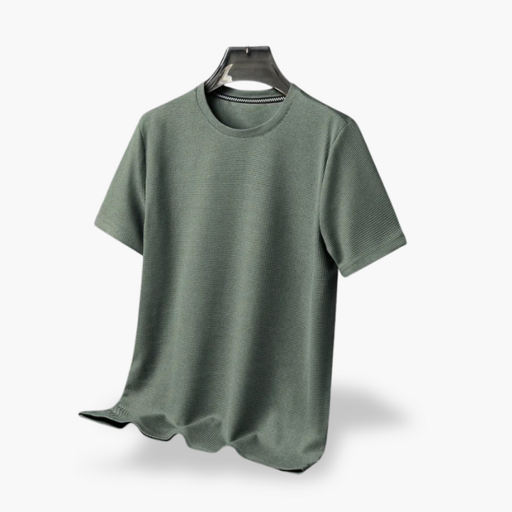 T-Shirt Uomo Waffle in Cotone | Altivaro