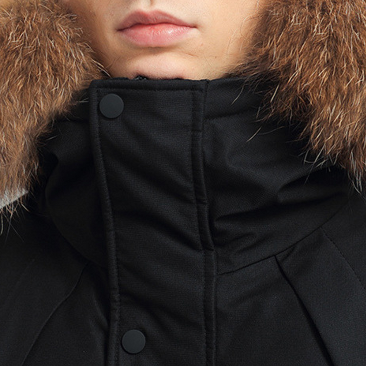 Parka Uomo Invernale Imbottito con Cappuccio e Pelliccia Sintetica | Altivaro