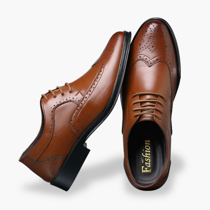 Scarpe Eleganti Uomo in Pelle con Dettagli Brogue | Altivaro