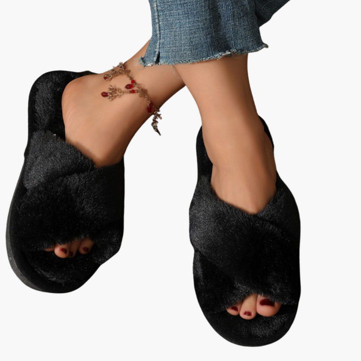 Women's Plush Orthopedic Non-slip Slippers | Altivaro