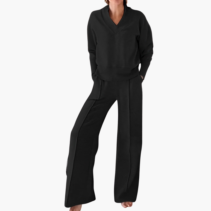 Women's Two-Piece Elegant Knit Set | Altivaro