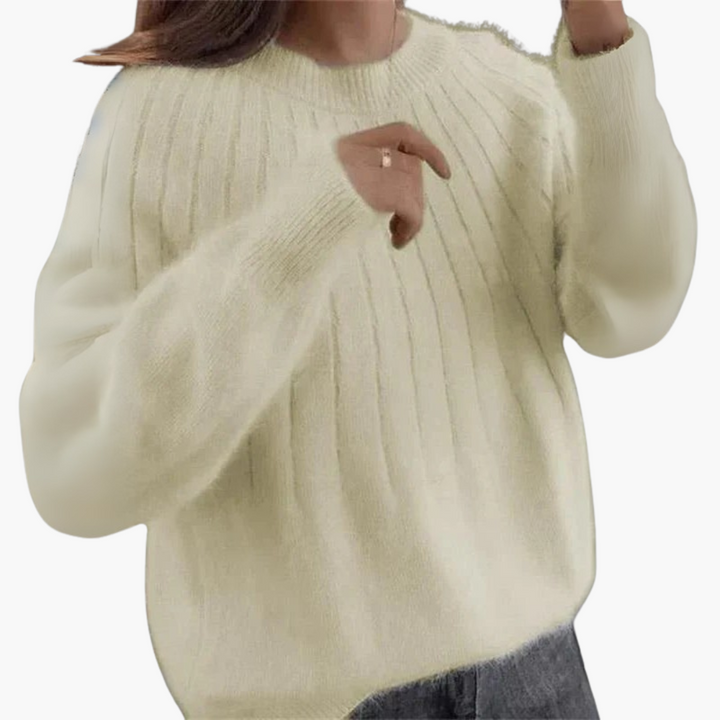 Maglione Donna con Maniche Lunghe e Righe Verticali | Altivaro
