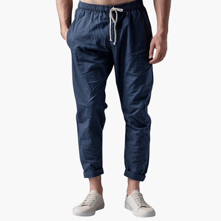 Pantaloni Uomo Comodi con Coulisse e Polsini | Altivaro