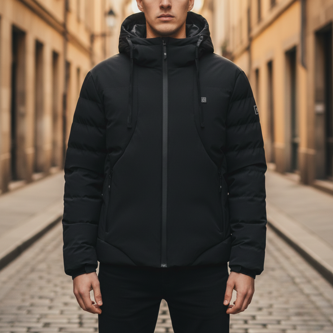 Herren Daunenjacke Wasserdicht Thermisch Mit Kapuze | Altivaro