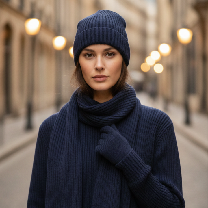 Unisex Winterset Mütze Schal Handschuhe Strick | Altivaro