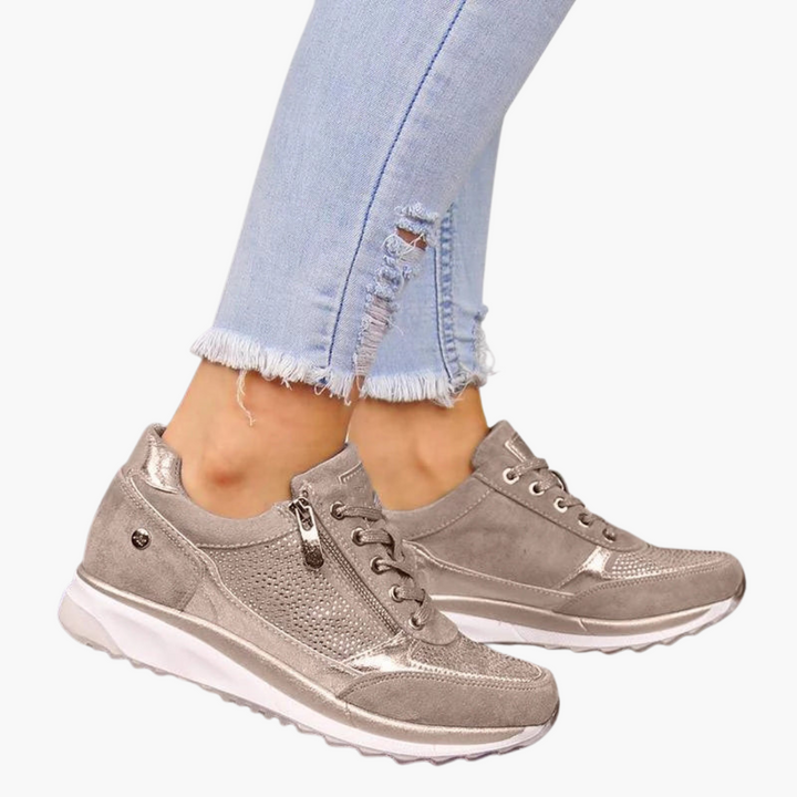 Sneakers Donna con Zip e Suola Comfort | Altivaro