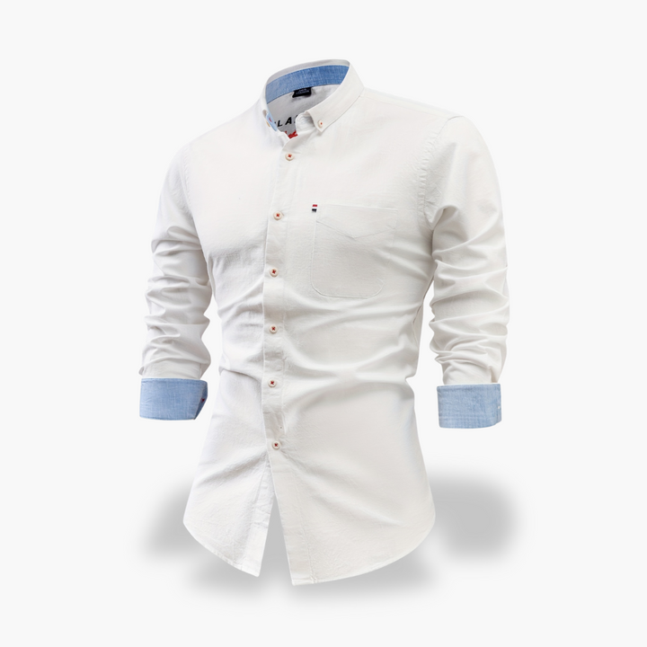 Camicia Uomo in Cotone con Colletto Button-Down | Altivaro
