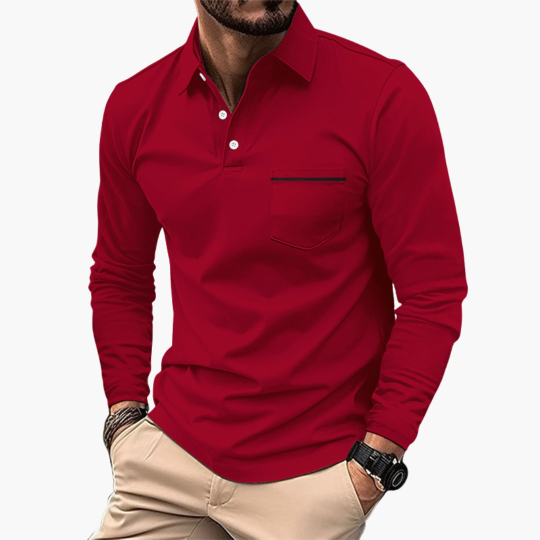 Maglietta Polo a Manica Lunga Uomo | Altivaro