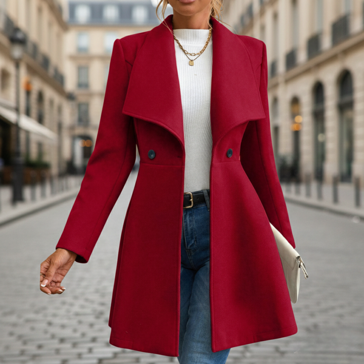 Cappotto Donna con Colletto e Bottoni | Altivaro