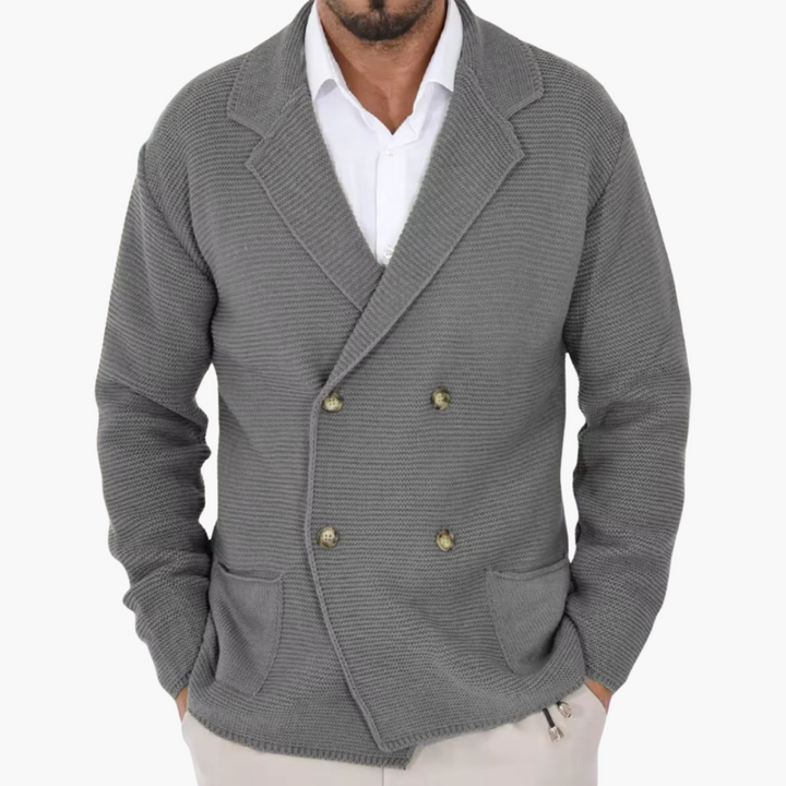 Giacca Doppiopetto Uomo in Maglia Cotone | Altivaro