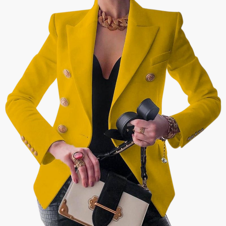 Blazer Donna Fluo con Bottoni Dorati | Altivaro