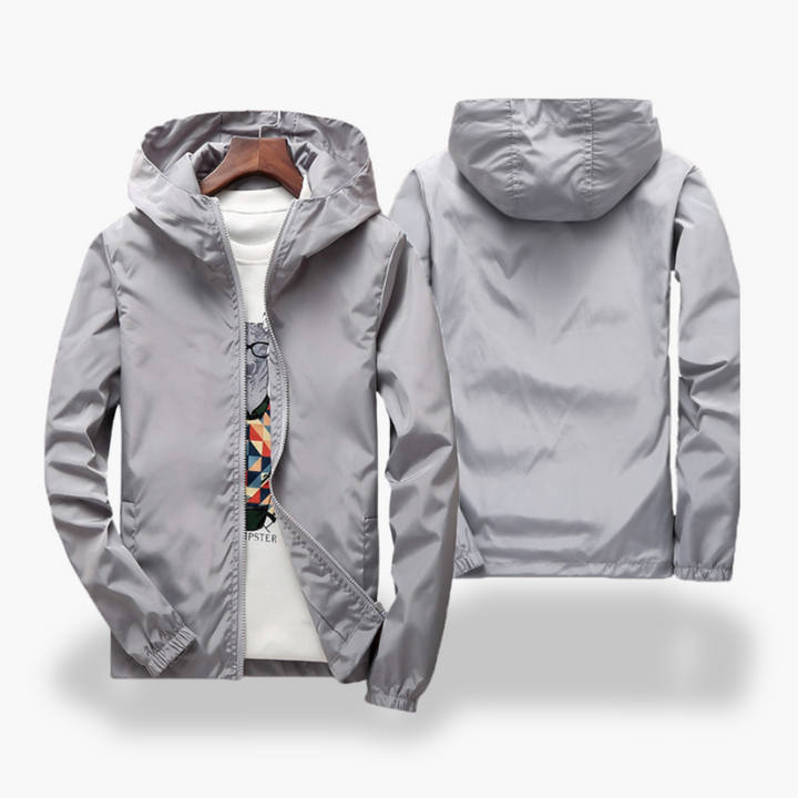 Men's Lightweight Waterproof Windbreaker Jacket with Hood | Altivaro