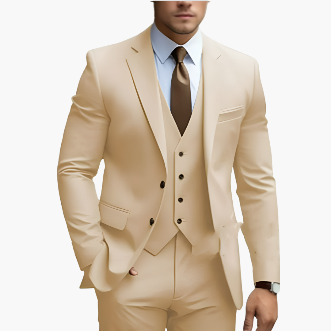 Completo Uomo Elegante con Giacca, Gilet e Pantaloni | Altivaro