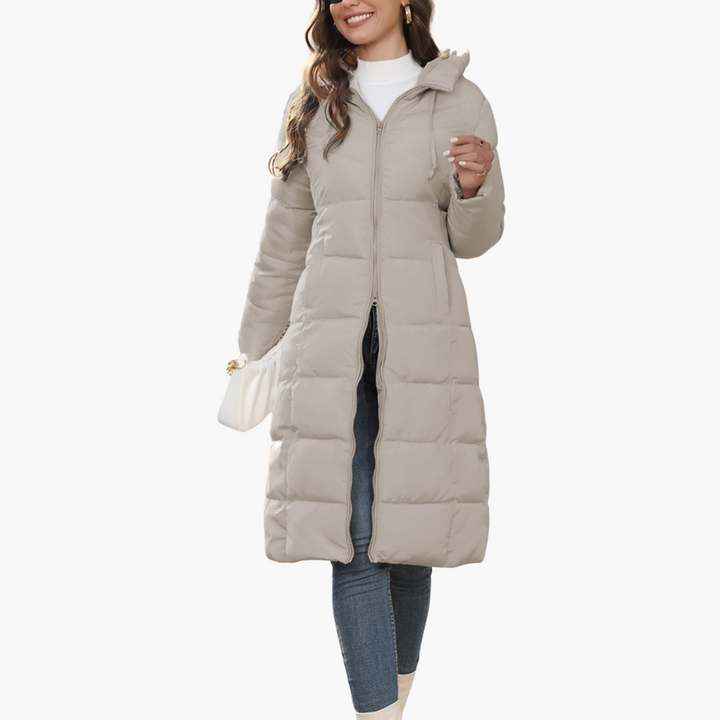 Piumino Lungo con Cappuccio Donna Invernale | Altivaro