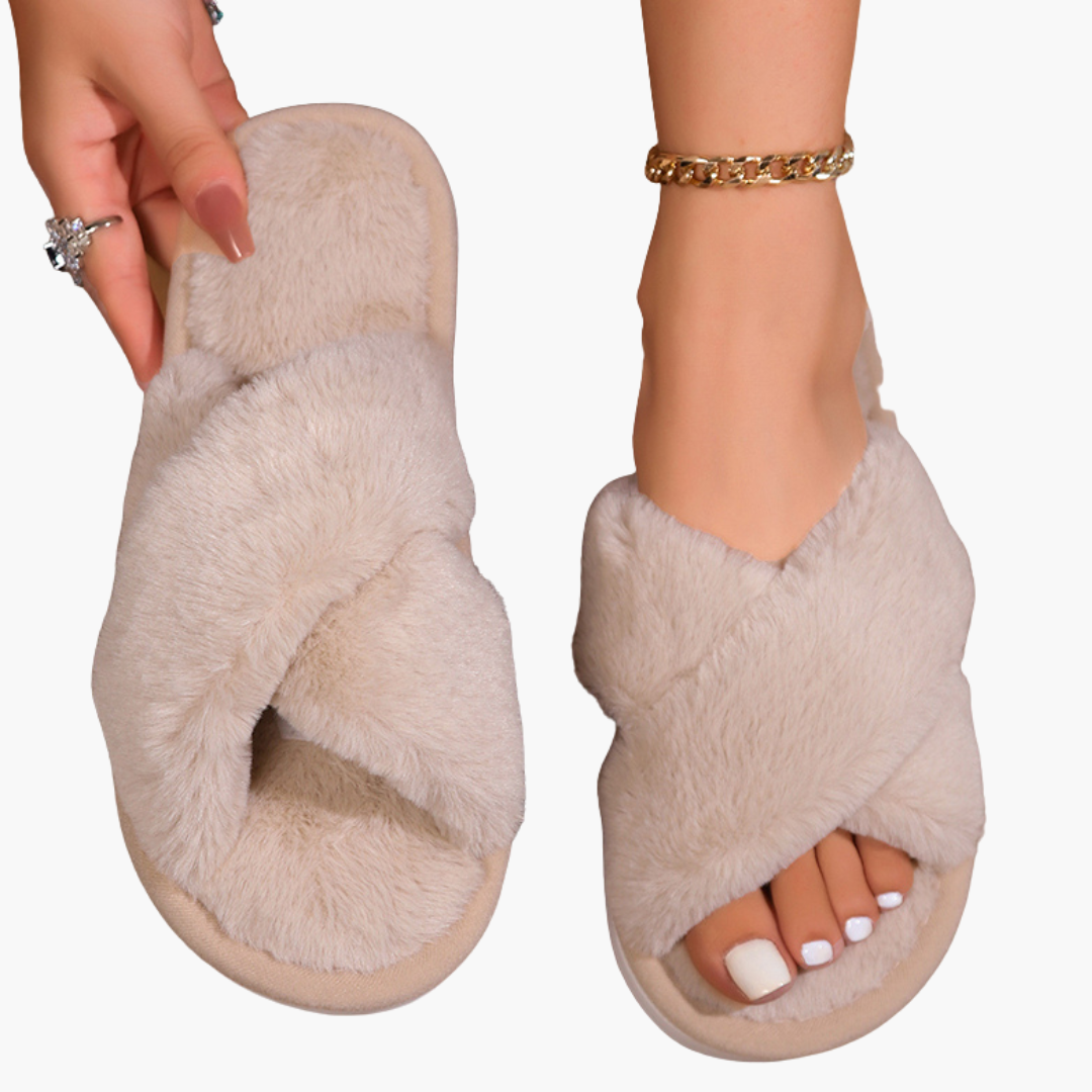 Women's Plush Orthopedic Non-slip Slippers | Altivaro
