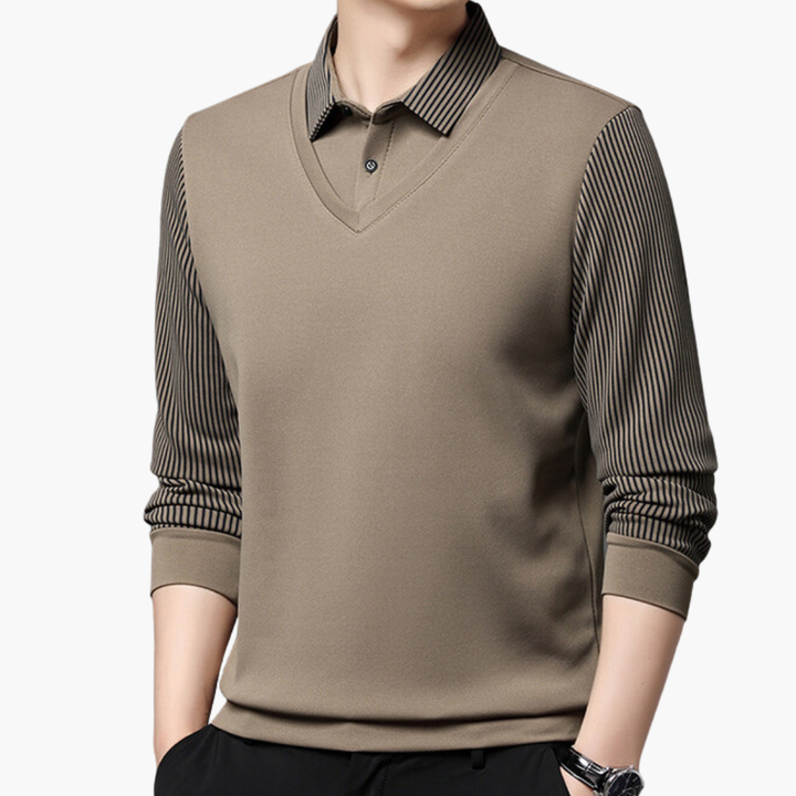 Maglione da Uomo con Colletto e Scollo a V | Altivaro