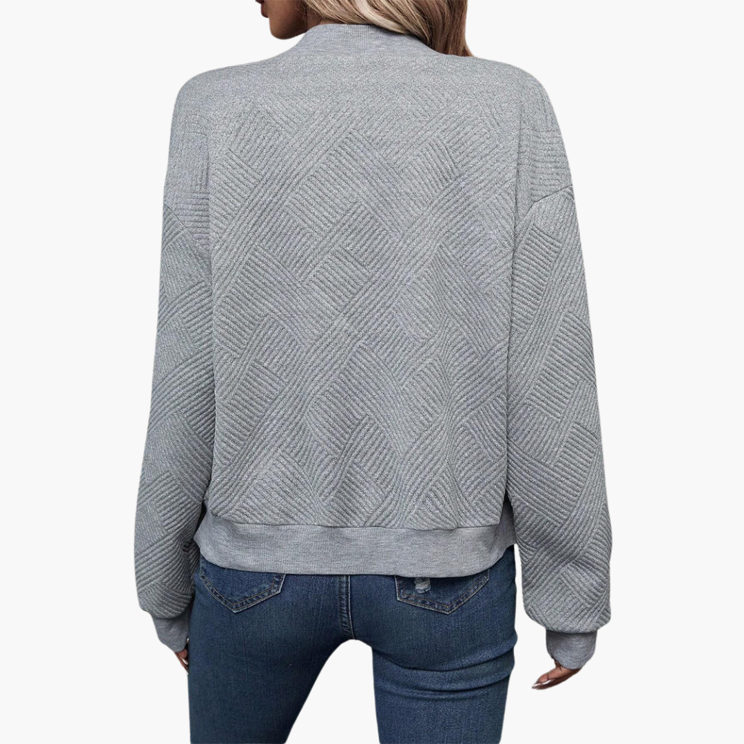 Cardigan Donna con Zip in Maglia | Altivaro