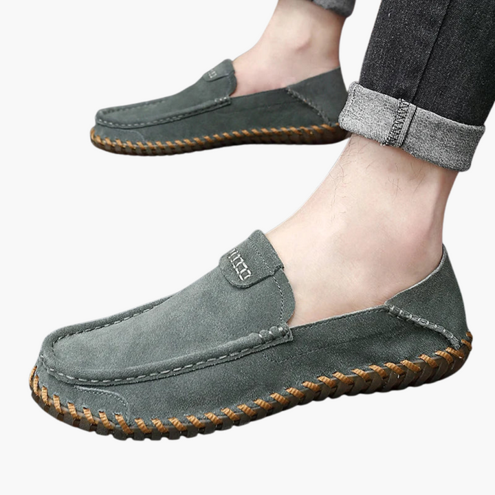 Scarpe Uomo Ortopediche in Suede con Suola in Gomma | Altivaro