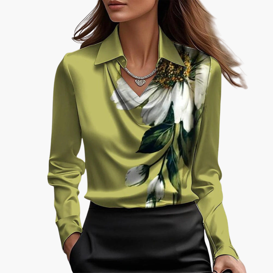 Camicia Donna Manica Lunga Elegante  | Altivaro