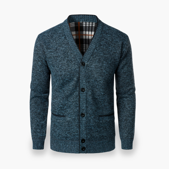 Cardigan uomo, con bottoni e tasche | Altivaro