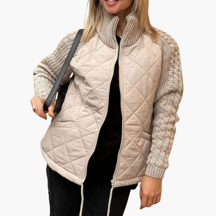 Giacca Donna Trapuntata Maniche Maglia Invernale | Altivaro