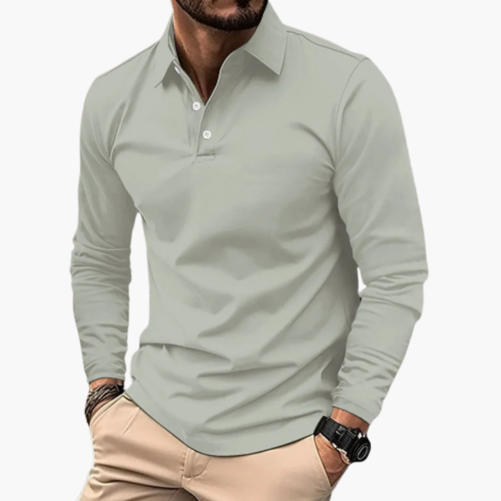 Polo Uomo Maniche Lunghe Cotone | Altivaro-Altivaro