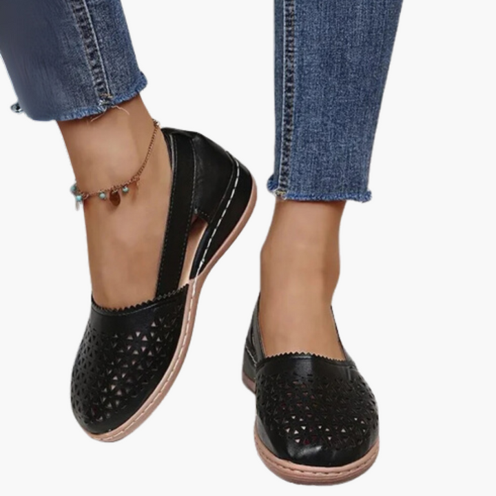Scarpe Ortopediche Donna Bianche Estive in Pelle  Basse | Altivaro