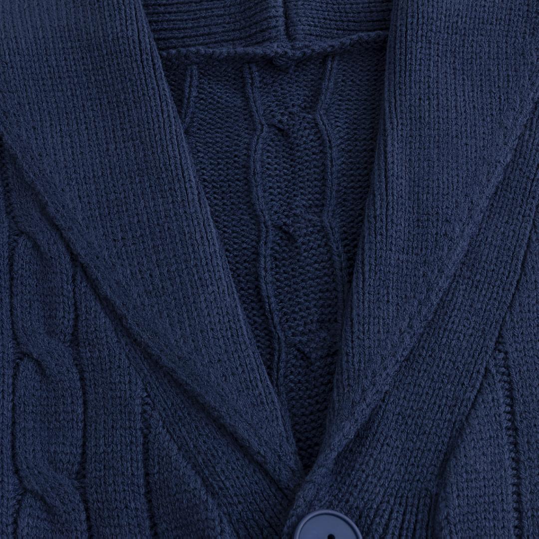 Cardigan Maglia Intrecciata da Uomo Y2K | Altivaro
