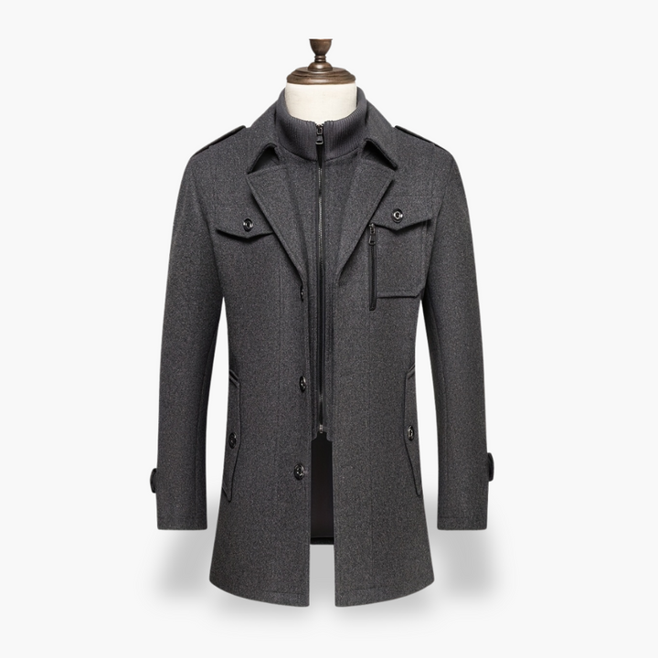 Giacca Uomo con Dettagli Zip e Tasche | Altivaro
