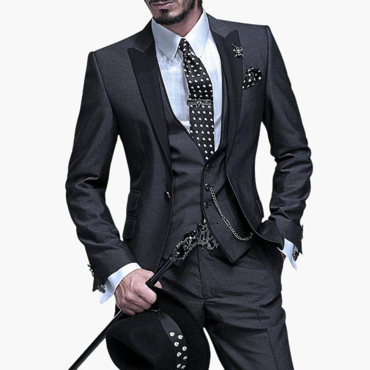 Abito Uomo con Giacca e Pantaloni Slim Fit in Lino | Altivaro
