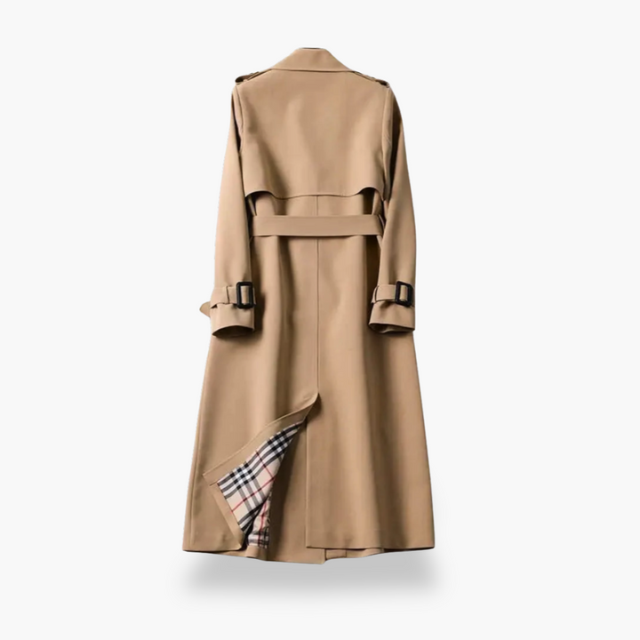 Trench Donna Lungo Doppiopetto in Cotone | Altivaro